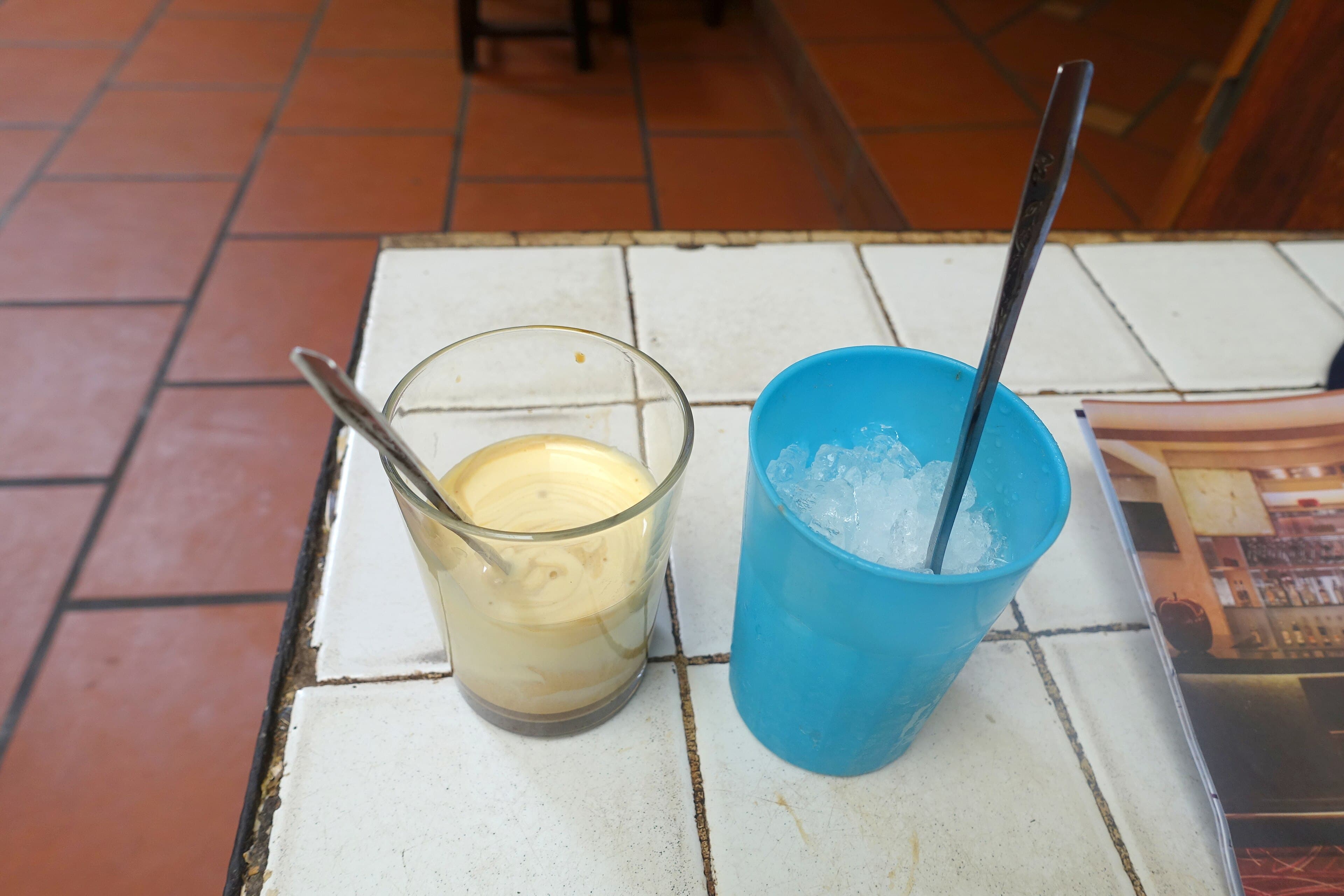 Cafe Giang on Nguyễn Hữu Huân Street in Hanoi's Old Quarter — the literal birthplace of egg coffee (ca phe trung) invented here in 1946 by Nguyen Van Giang