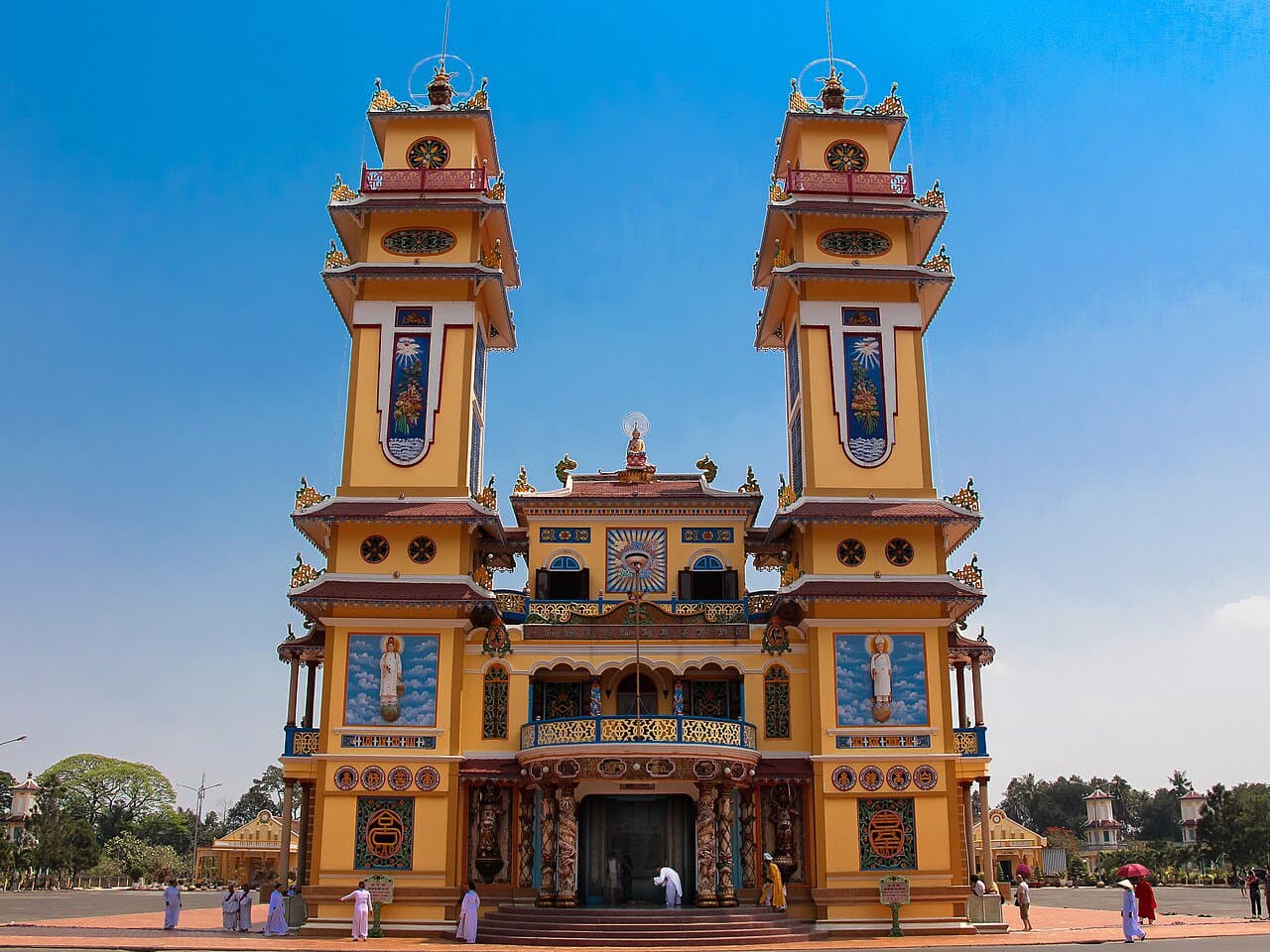 Cao Dai Holy See in Tay Ninh — Vietnam's most distinctive religious architecture