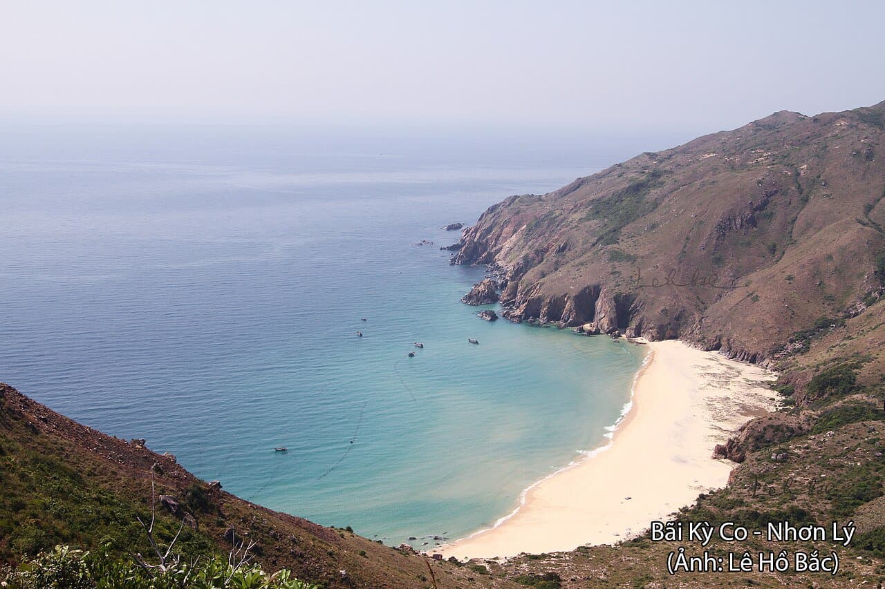 Ky Co beach near Quy Nhon — typical of Vietnam's island-hopping coastline