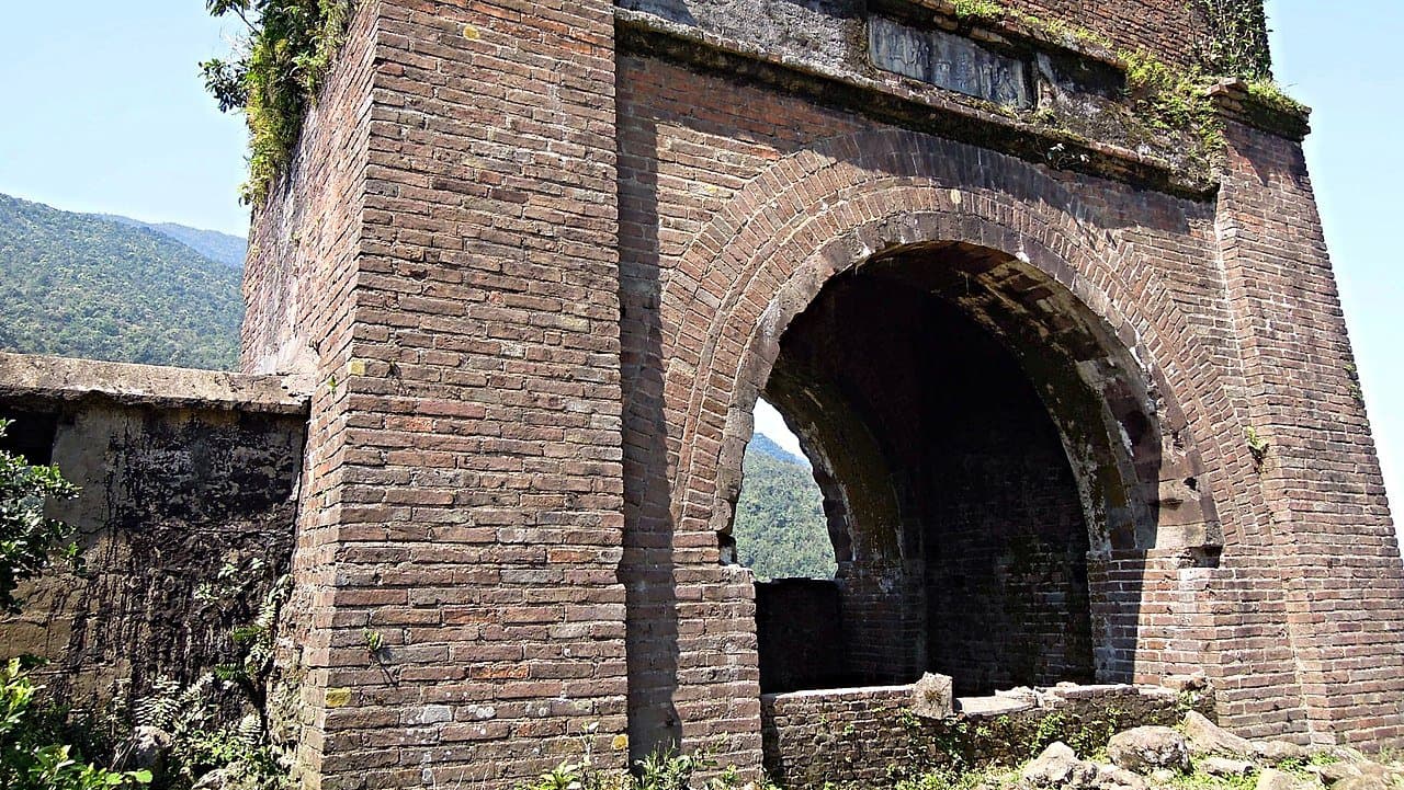 Hai Van Gate at the top of the pass between Hue and Da Nang — the geographic spine of a Vietnam grand tour